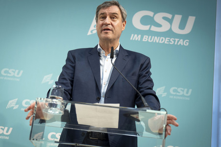 Pressekonferenz der CSU in Berlin