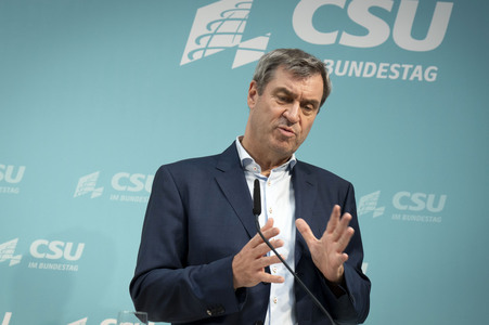 Pressekonferenz der CSU in Berlin