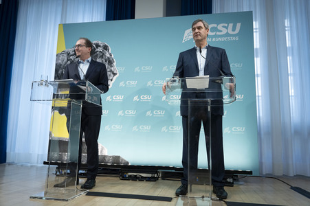 Pressekonferenz der CSU in Berlin