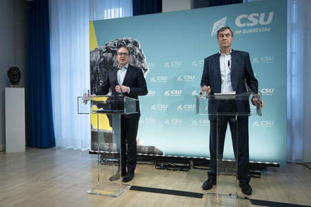 Pressekonferenz der CSU in Berlin