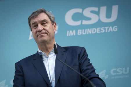 Pressekonferenz der CSU in Berlin