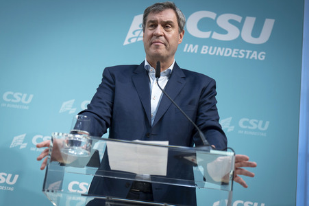 Pressekonferenz der CSU in Berlin