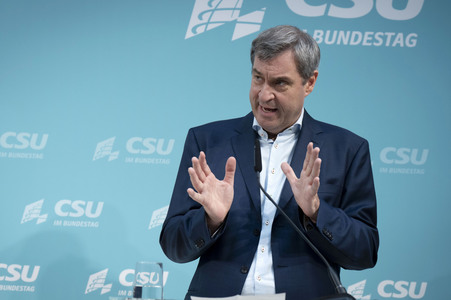Pressekonferenz der CSU in Berlin