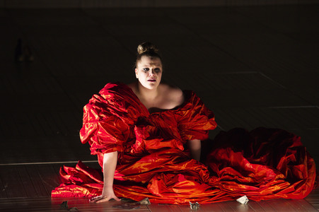 Theaterpremiere 'Die heilige Johanna der Schlachthöfe' in Berlin