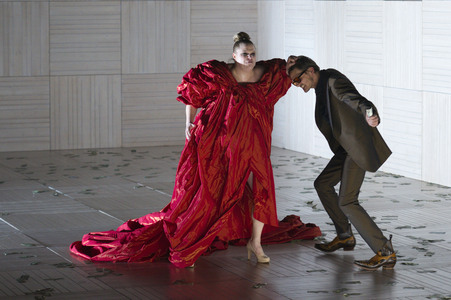 Theaterpremiere 'Die heilige Johanna der Schlachthöfe' in Berlin