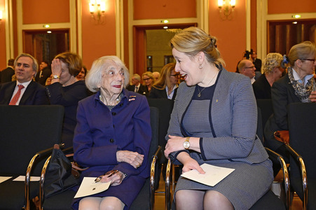 Verleihung der Ehrenbürgerwürde an Friede Springer in Berlin