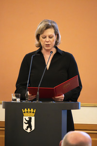 Verleihung der Ehrenbürgerwürde an Friede Springer in Berlin