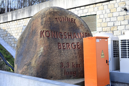Tunnel Königshainer Berge in Kodersadorf