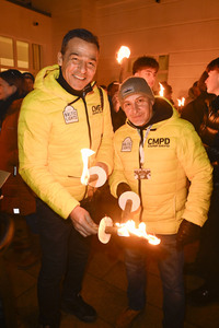 Fackellauf bei den Baltic Lights 2025 auf Usedom
