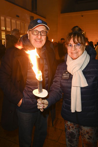 Fackellauf bei den Baltic Lights 2025 auf Usedom