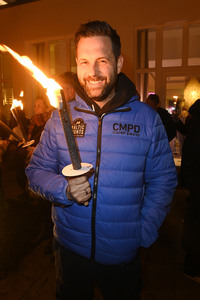 Fackellauf bei den Baltic Lights 2025 auf Usedom