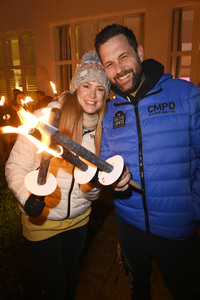 Fackellauf bei den Baltic Lights 2025 auf Usedom