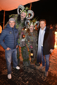 Fackellauf bei den Baltic Lights 2025 auf Usedom