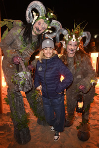 Fackellauf bei den Baltic Lights 2025 auf Usedom