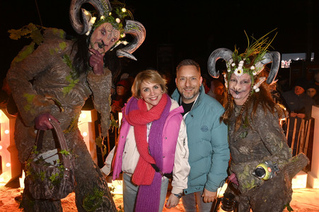 Fackellauf bei den Baltic Lights 2025 auf Usedom