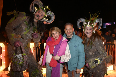Fackellauf bei den Baltic Lights 2025 auf Usedom
