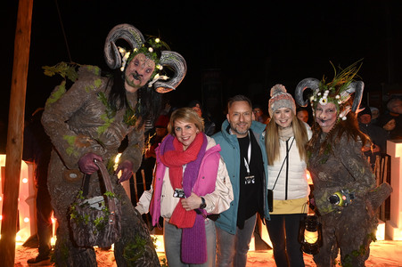 Fackellauf bei den Baltic Lights 2025 auf Usedom
