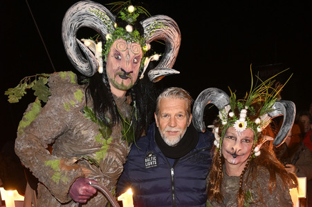Fackellauf bei den Baltic Lights 2025 auf Usedom