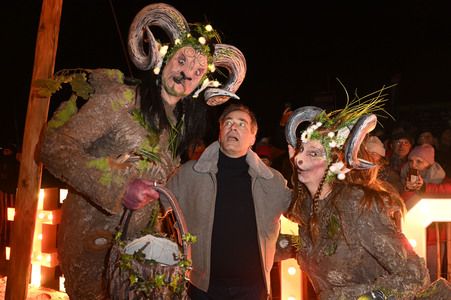 Fackellauf bei den Baltic Lights 2025 auf Usedom