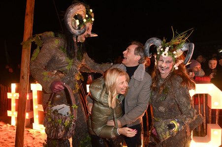 Fackellauf bei den Baltic Lights 2025 auf Usedom