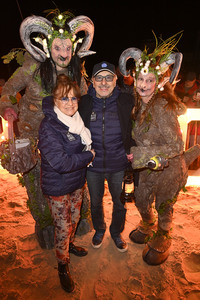Fackellauf bei den Baltic Lights 2025 auf Usedom