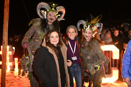 Fackellauf bei den Baltic Lights 2025 auf Usedom