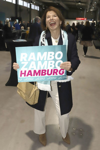 Wahlkampfabschluss der CDU zur Bürgerschaftswahl 2025 in Hmburg