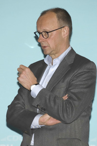 Wahlkampfabschluss der CDU zur Bürgerschaftswahl 2025 in Hmburg