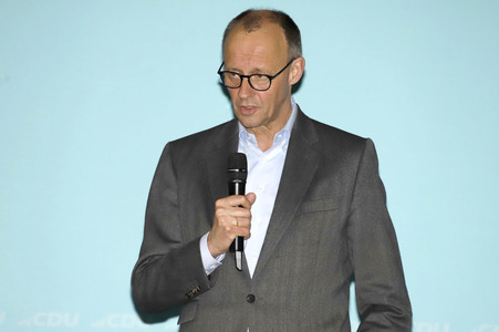 Wahlkampfabschluss der CDU zur Bürgerschaftswahl 2025 in Hmburg