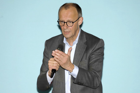 Wahlkampfabschluss der CDU zur Bürgerschaftswahl 2025 in Hmburg