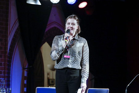 Colum McCann und Jan-Gregor Kremp auf der lit.Cologne 2025 in Köln