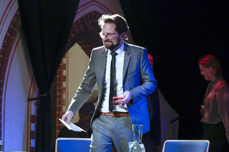 Colum McCann und Jan-Gregor Kremp auf der lit.Cologne 2025 in K