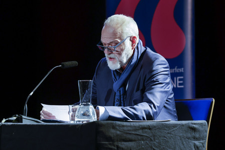 Colum McCann und Jan-Gregor Kremp auf der lit.Cologne 2025 in Köln