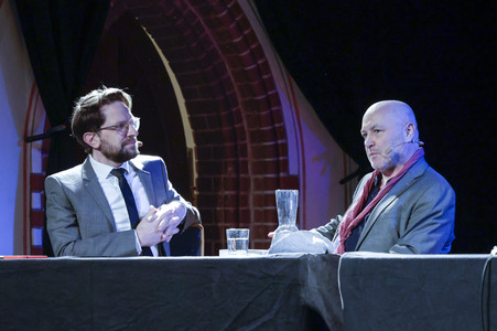 Colum McCann und Jan-Gregor Kremp auf der lit.Cologne 2025 in Köln