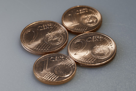 Symbolfoto Cent-Münzen