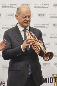 Olaf Scholz auf der Internationalen Handwerksmesse in München