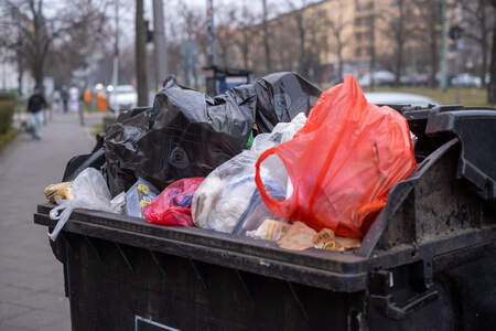 Streik der Stadtreinigung BSR in Berlin