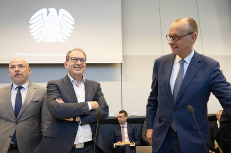 Fraktionssitzung der CDU/CSU-Bundestagsfraktion in Berlin