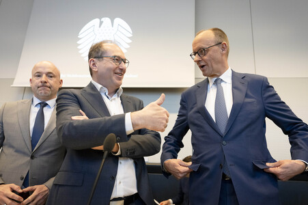 Fraktionssitzung der CDU/CSU-Bundestagsfraktion in Berlin