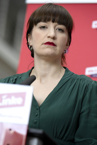 Pressestatement der Partei Die Linke in Berlin