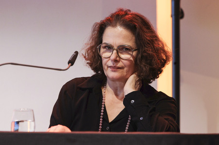 Roberto Saviano und Barbara Auer auf der lit.Cologne 2025 in Köln