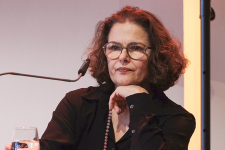 Roberto Saviano und Barbara Auer auf der lit.Cologne 2025 in Köln