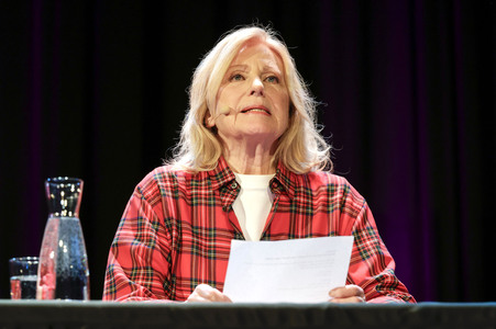 Annette Frier und Maren Kroymann auf der lit.Cologne 2025 in Köln
