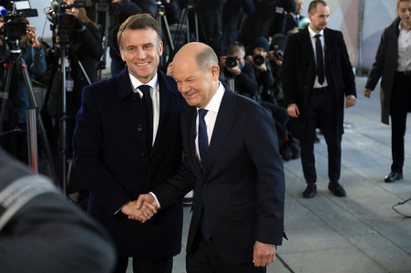 Empfang des Staatspräsidenten der Französischen Republik in Berlin