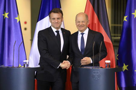 Empfang des Staatspräsidenten der Französischen Republik in Berlin