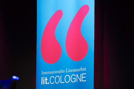 Esther Schweins, Dietmar Bär und Thomas Böhm auf der lit.Cologne 2025 in Köln