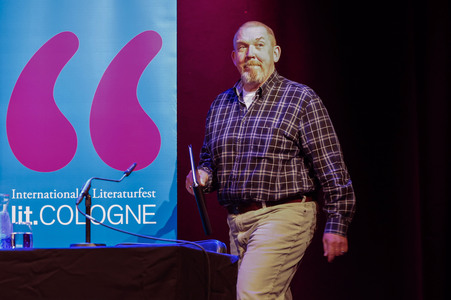 Esther Schweins, Dietmar Bär und Thomas Böhm auf der lit.Cologne 2025 in Köln