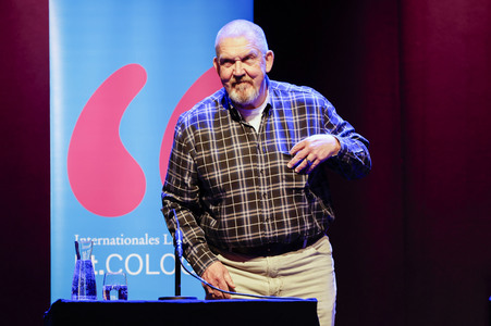 Esther Schweins, Dietmar Bär und Thomas Böhm auf der lit.Cologne 2025 in Köln