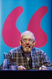 Esther Schweins, Dietmar Bär und Thomas Böhm auf der lit.Cologne 2025 in Köln