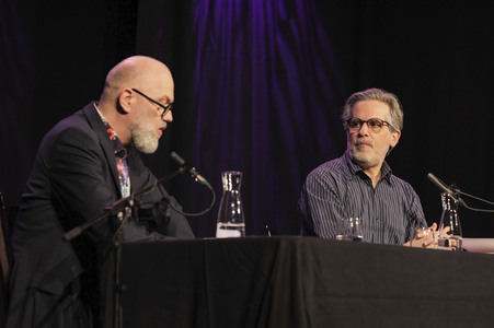 Jonathan Lethem und Christiane Paul auf der lit.Cologne 2025 in Köln